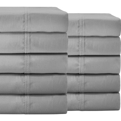 Charron Double Sheet Set Rosecliff Heights Color: Light Gray, Size: California King