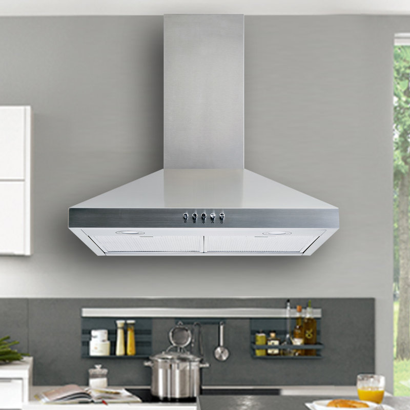 Winflo 30 400 Cfm Convertible Wall Mount Range Hood Reviews Wayfair