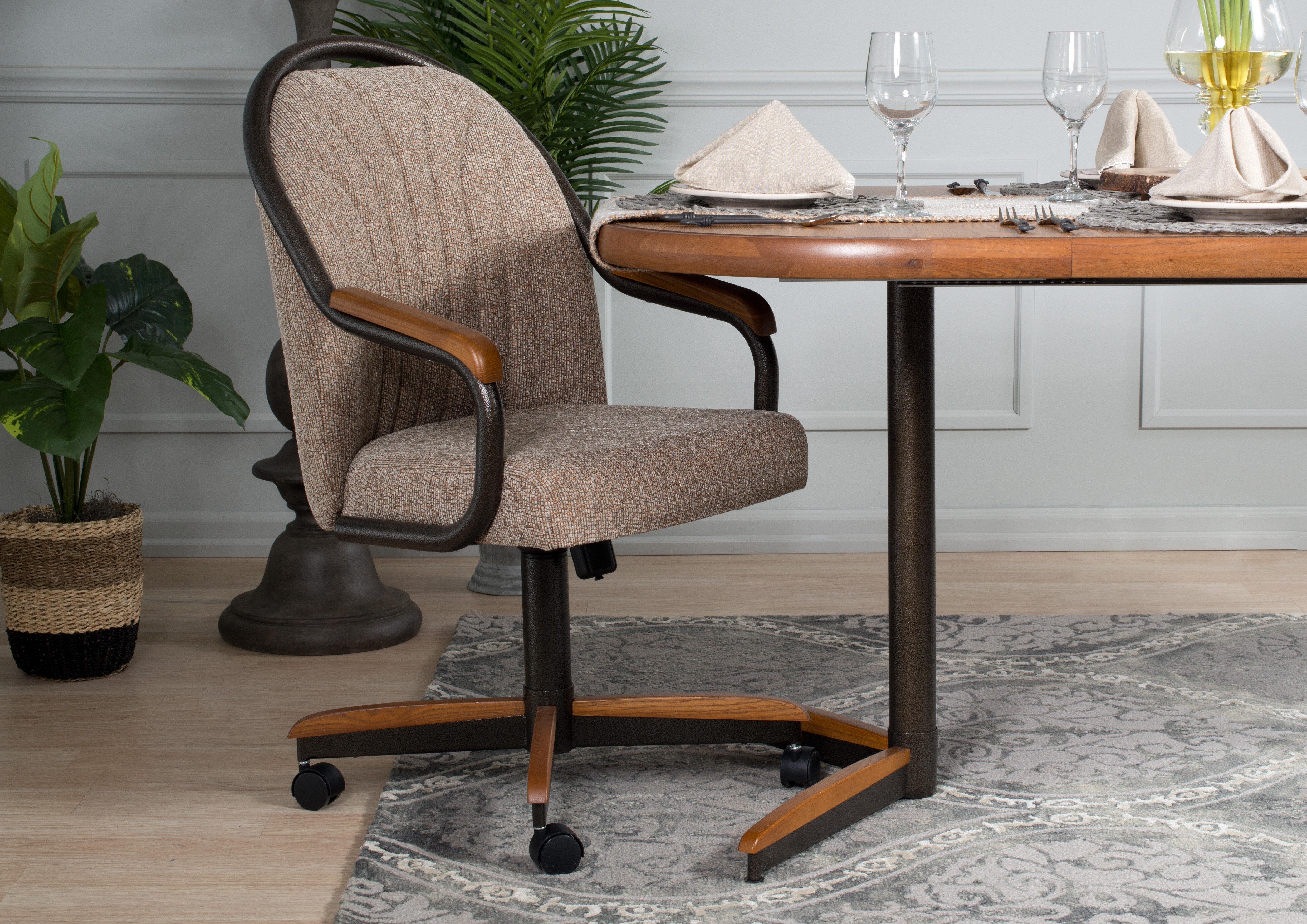 Armed Swivel Kitchen Dining Chairs You Ll Love In 2021 Wayfair