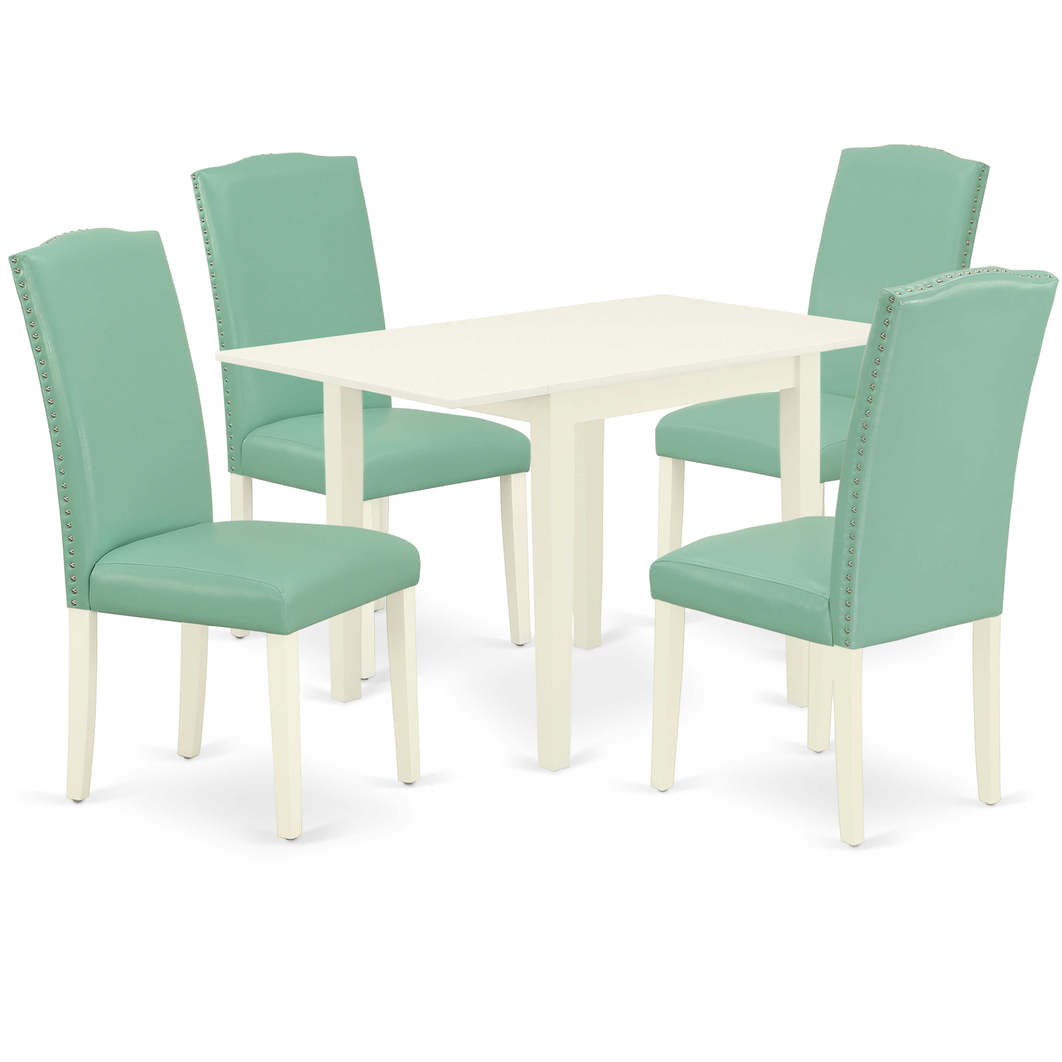 Winston Porter Dining Table Set 3 Pcs 2 Kitchen Chairs And A