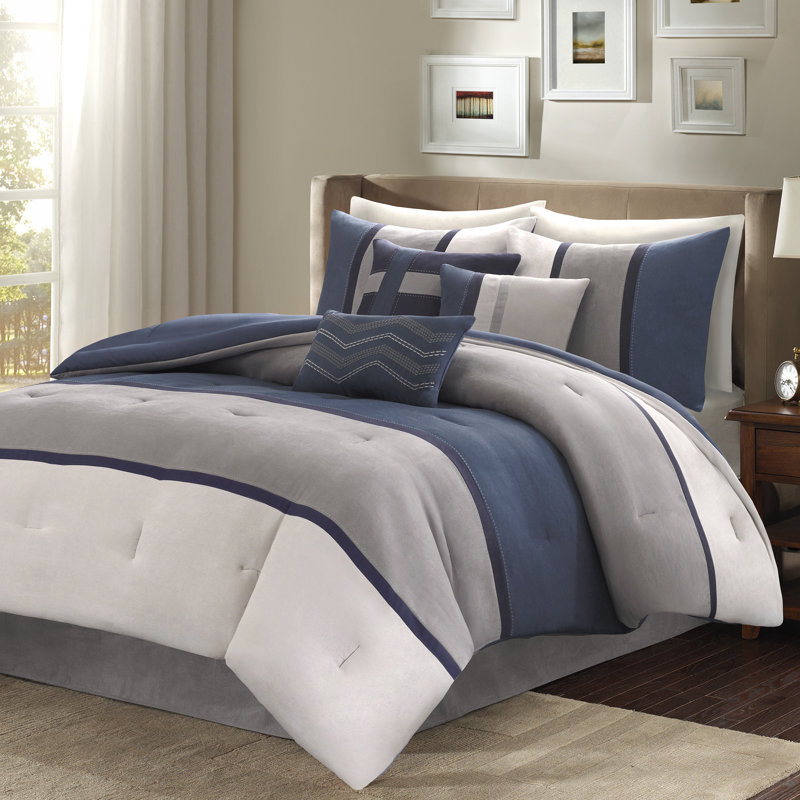 Andover Mills Dora Reversible Comforter Set Reviews Wayfair