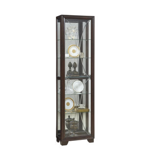 Go to store & view more images Alcott Hill Anaya Lighted Curio Cabinet