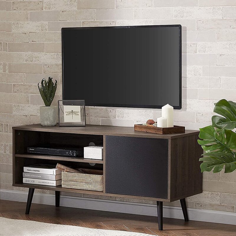 Corrigan Studio® Mid-Century Modern TV Stand For Tvs Up To 55 Inch Flat ...