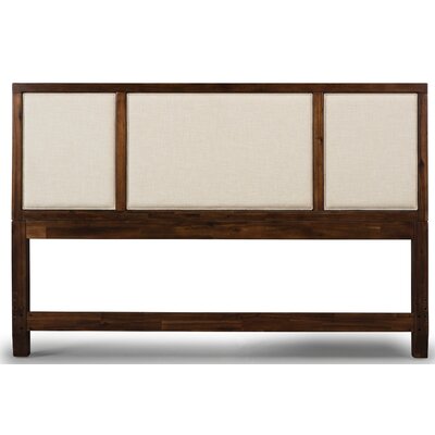 Raymond Upholstered Panel Headboard Greyleigh™ Size: King