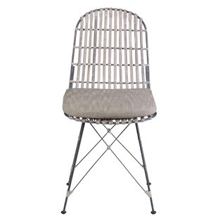 Vanesa Cotton Side Chair In Gray (Set Of 2) By Bungalow Rose