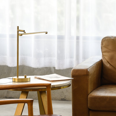 15'' Brass Desk Lamp