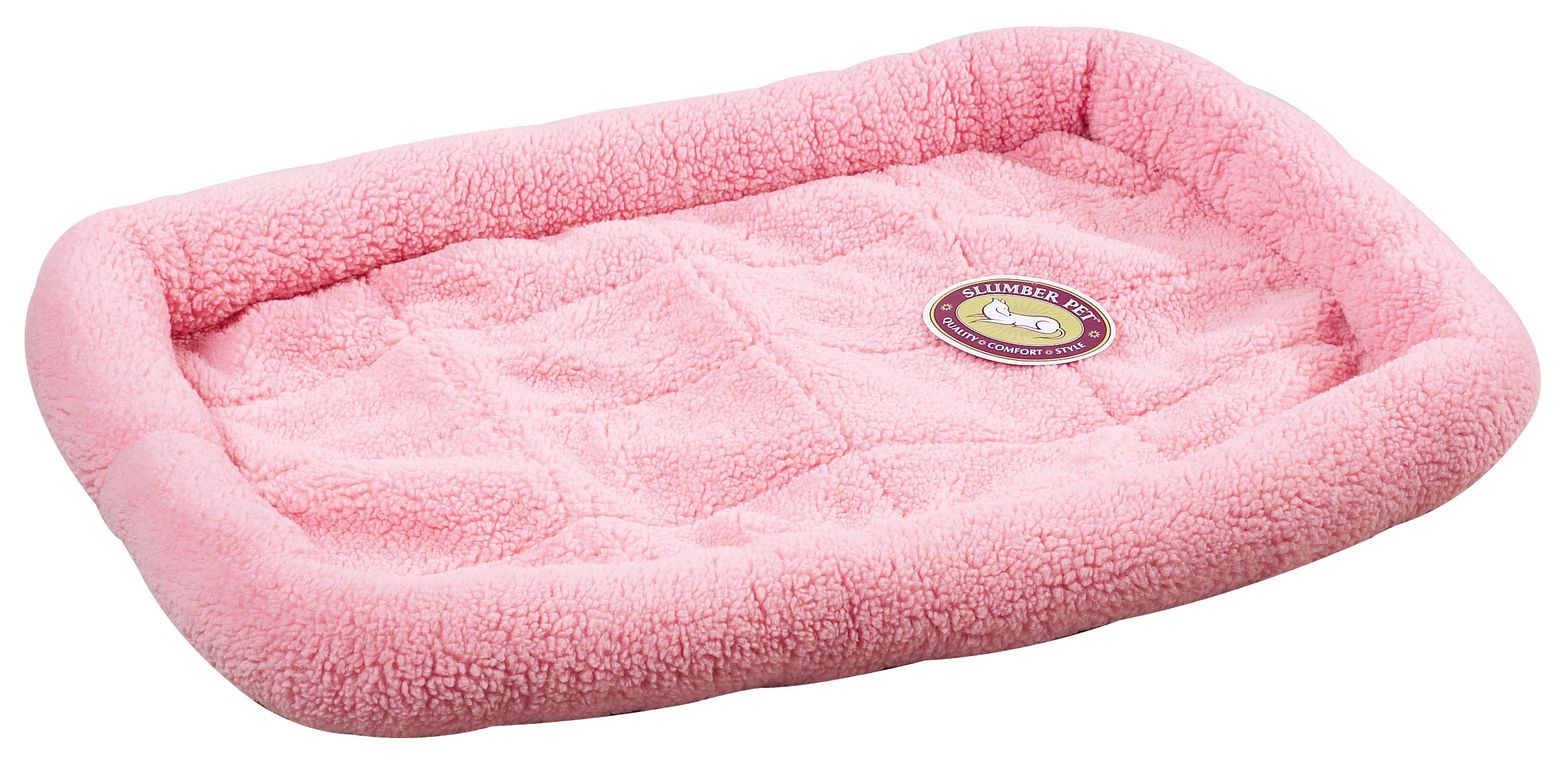 pink dog mat
