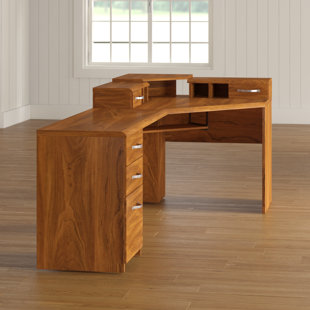Go to store & view more images Leavy L-Shape Computer Desk by Millwood Pines