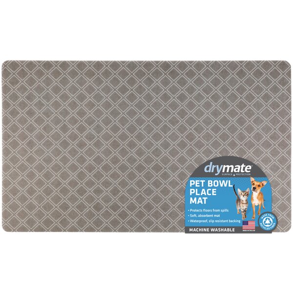 Love Dream Cat Dog Bowl Mat Silicone Pet Feeding Mat BPA-Free Cat Dog Feeding Mat Waterproof Washable Easy Clean 
