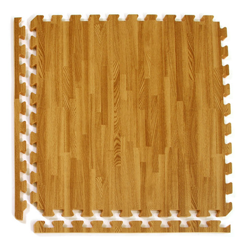 Greatmats 1 2 Wood Grain Reversible Foam Tiles Reviews Wood Grain Reversible Foam Tiles