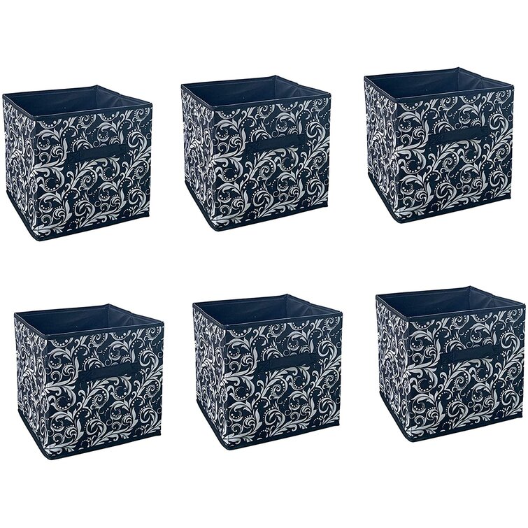 6Packs Closet Storage Box Organizer Cube Bin Basket Container Store Clothes Book
