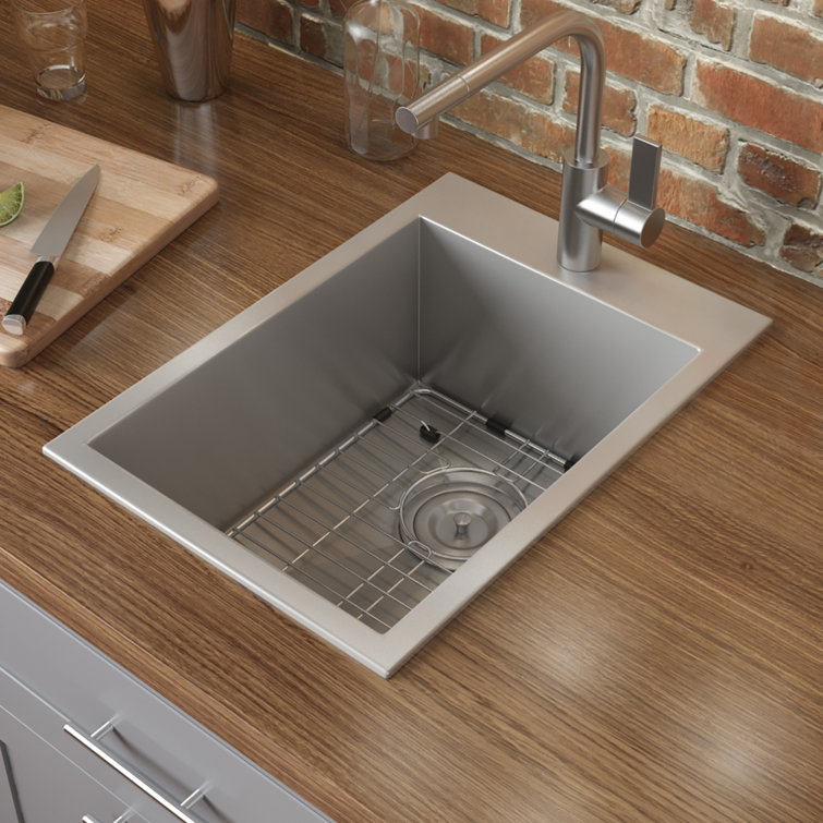 Ruvati Tirana 15 L X 20 W Drop In Bar Sink Reviews Wayfair