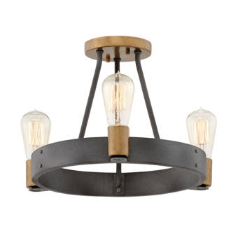 Mercer41 Chico 4 Light 11 75 Unique Statement Square Semi Flush Mount Reviews Wayfair
