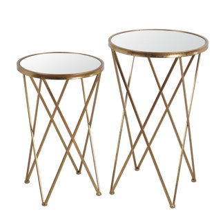 Poulsbo 2 Piece Nesting Tables by House of Hampton Find