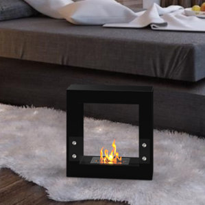Monroe Ventless Free Standing Ethanol Fireplace by Ebern Designs