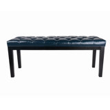 Blue Leather Benches You Ll Love In 2021 Wayfair