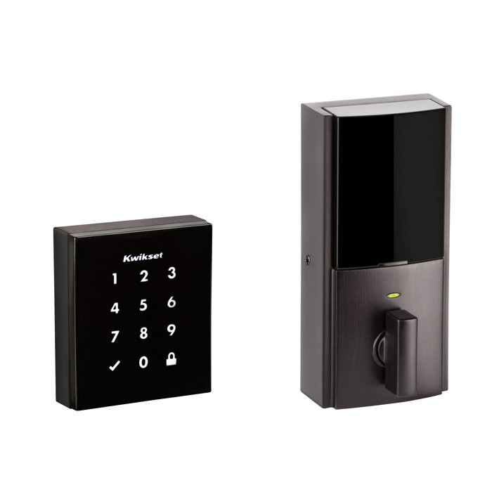 Obsidian Keyless Entry Electronic Touchscreen Deadbolt Featuring Z Wave Technology