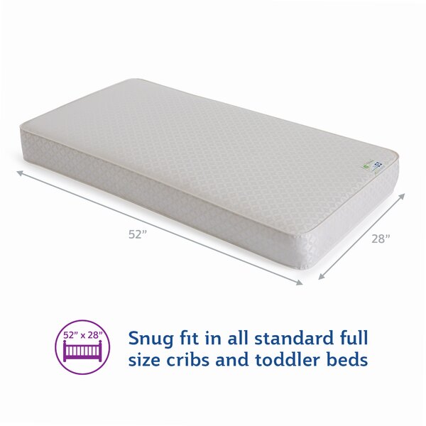 Sealy Posturepedic Grow 2-Stage Waterproof Standard Crib Mattress ...
