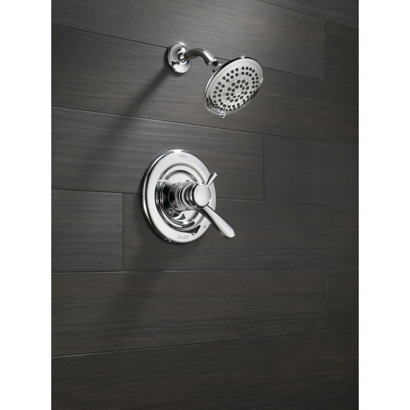 T17238 Ss Cz Delta Lahara Shower Faucet With Lever Handles And