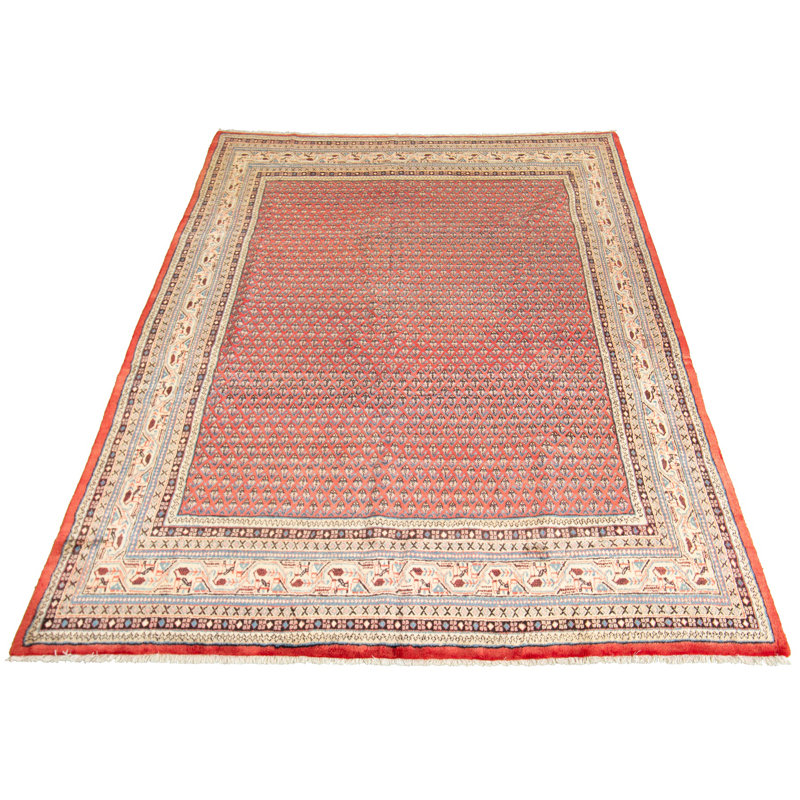 Isabelline One Of A Kind Amelia Grace Hand Knotted 1980s Arak Red 7 1 X 10 2 Wool Area Rug Wayfair