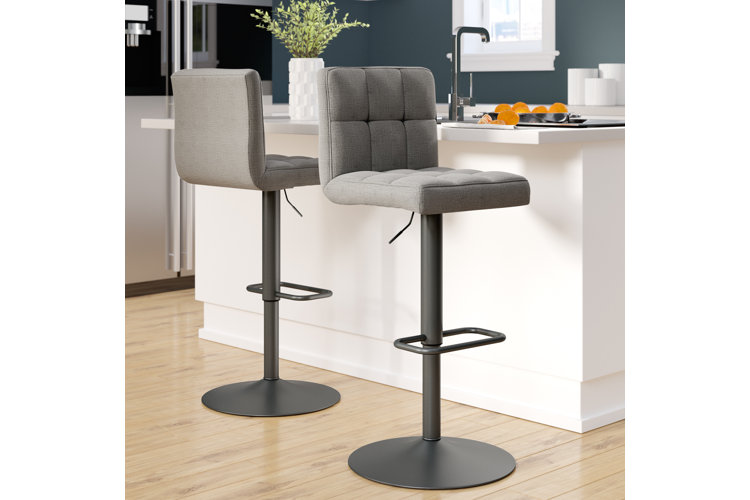 feliz swivel adjustable height bar stool