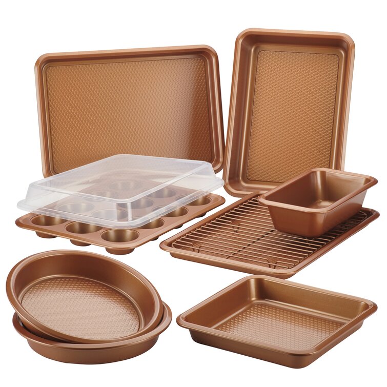 Ayesha Curry 10 Piece Non Stick Copper Bakeware Set
