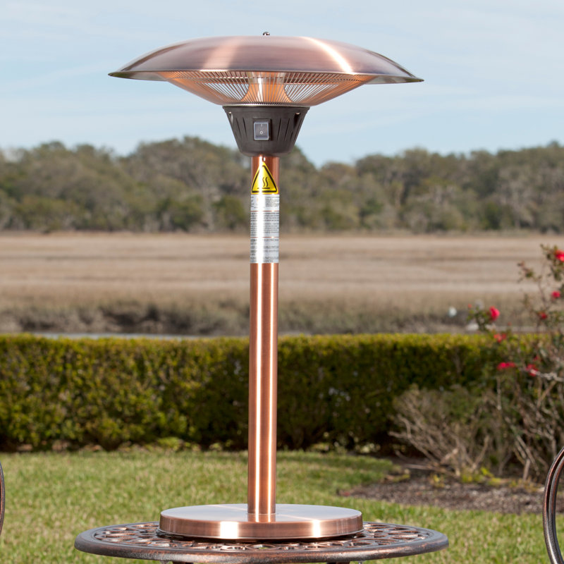 Fire Sense Cimarron Halogen 1500 Watt Electric Tabletop Patio
