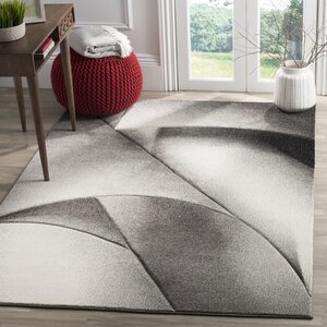 Anne Gray/Dark Gray Area Rug