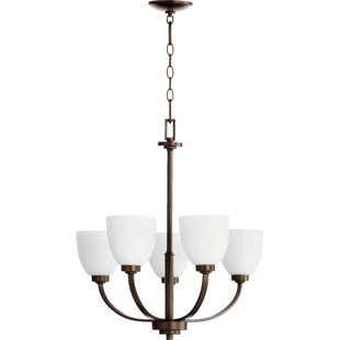 Go to store & view more images Edie 5-Light Shaded Chandelier by Andover Mills
