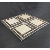 Msi Rhombix Dove Random Sized Marble Mosaic Tile Wayfair