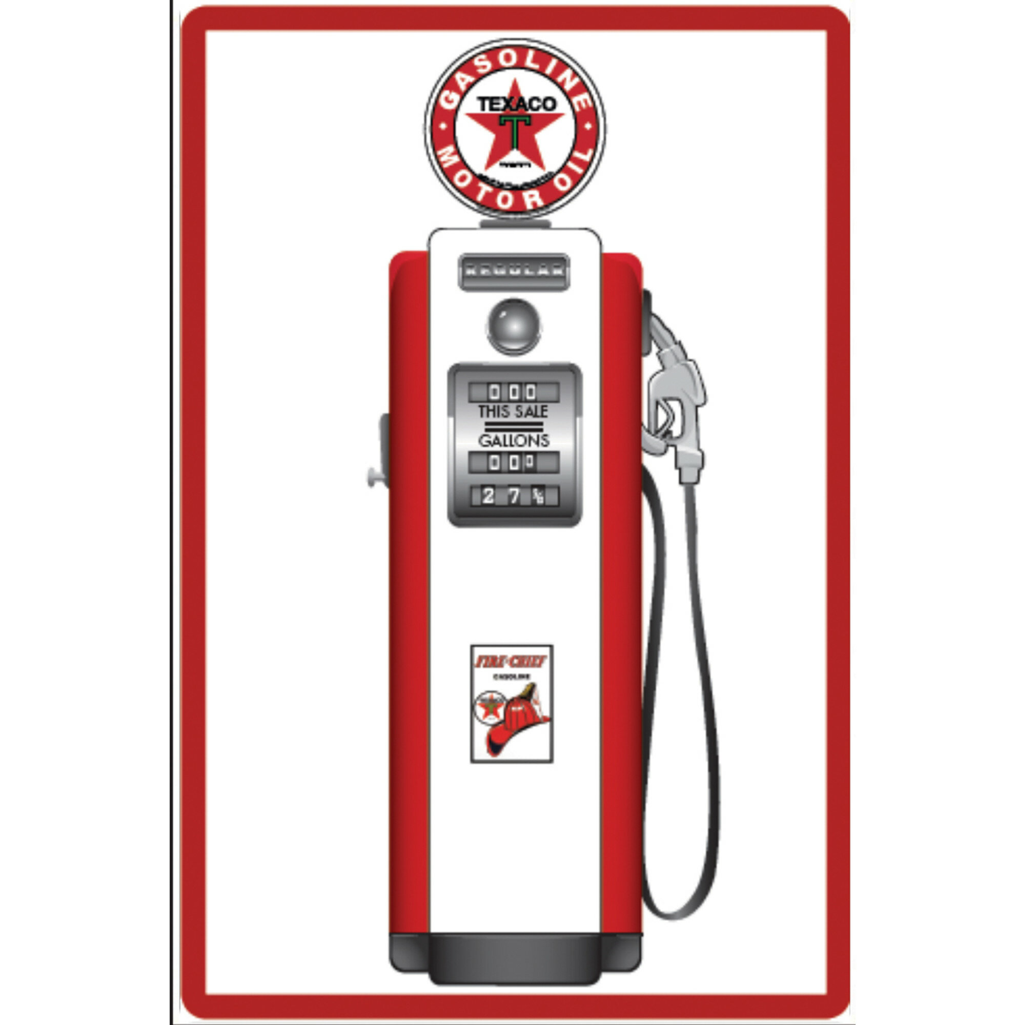 texaco gas pump for sale