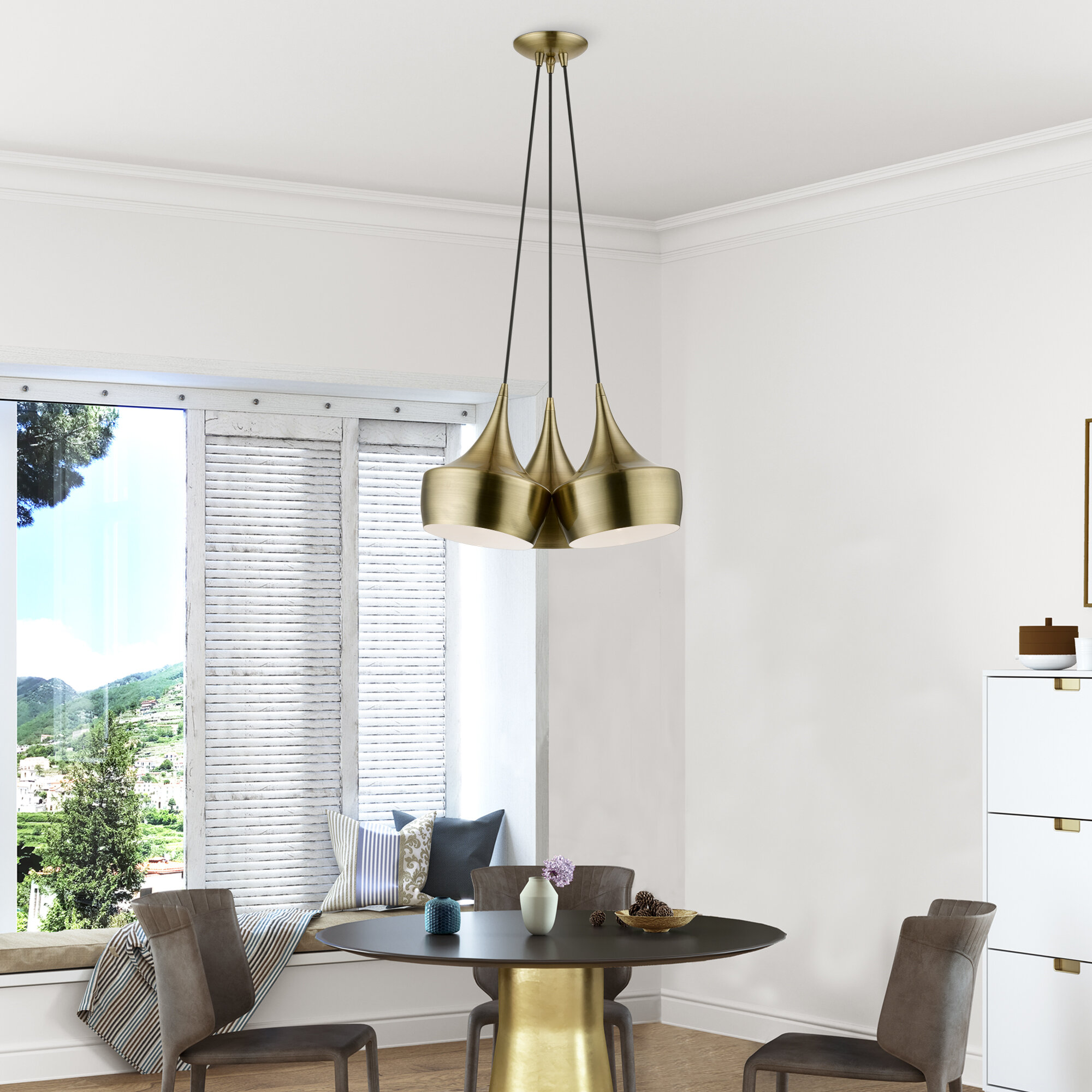 wayfair cluster pendant