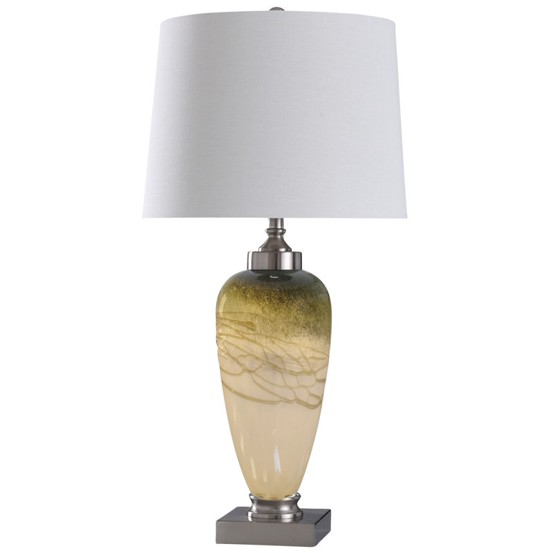 silver chrome table lamp