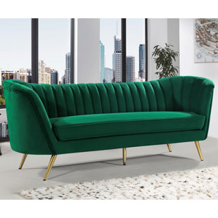 Modern Contemporary Forest Green Sofa Allmodern