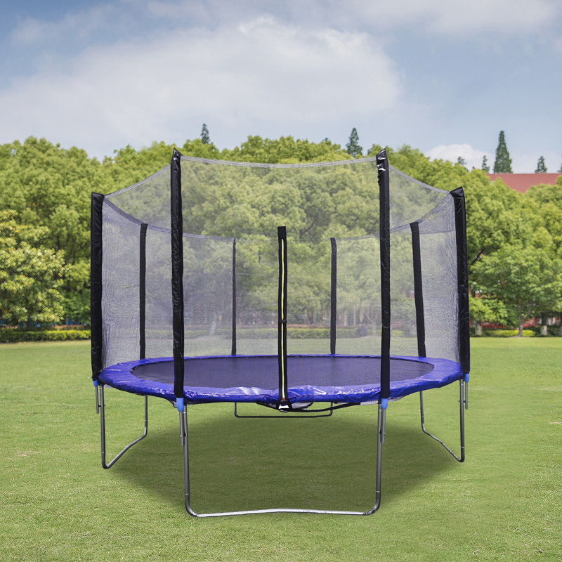 Home Beyond 10 3 Round Backyard Trampoline With Safety Enclosure