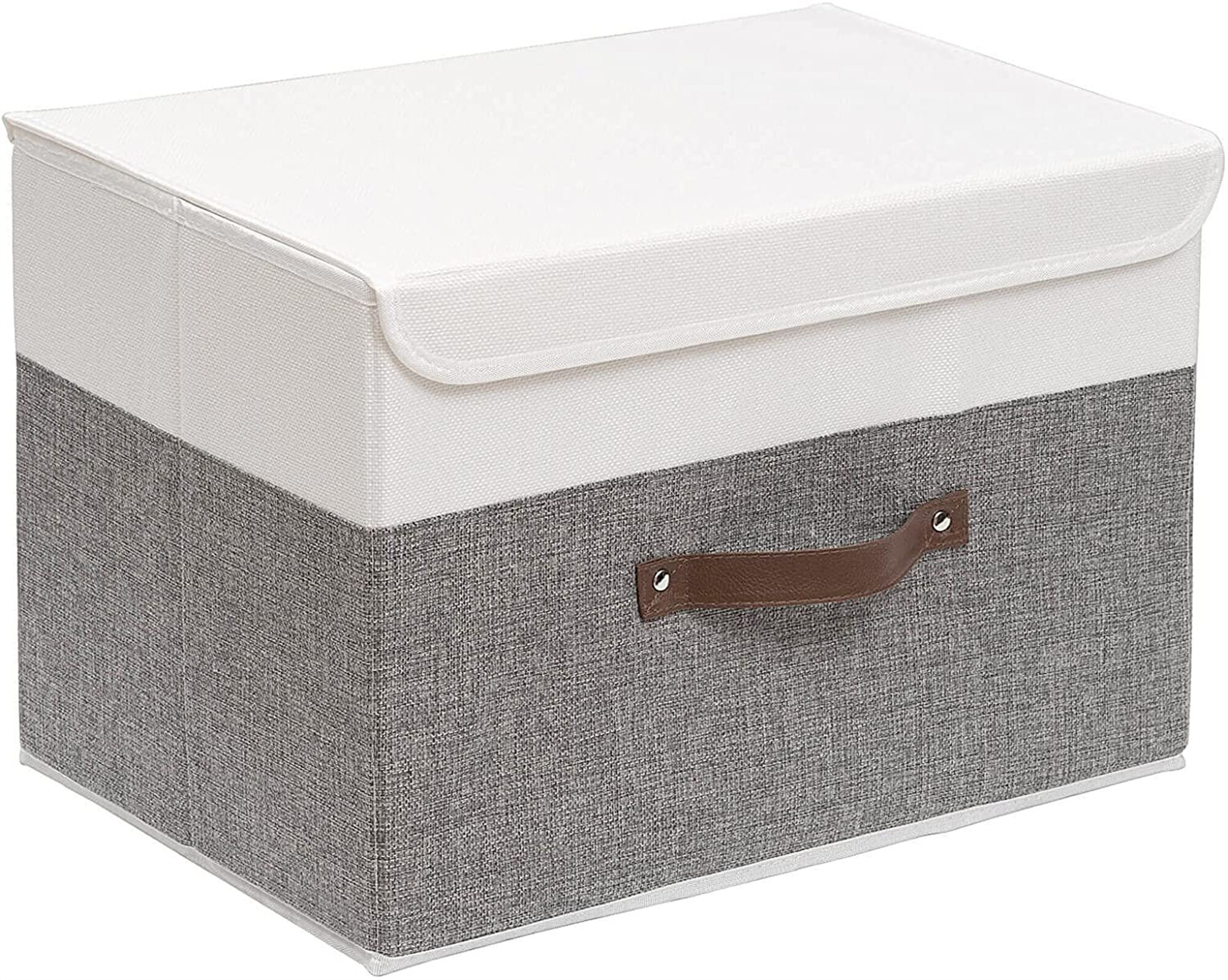 Cotton Linen Home Storage Box Clothes Organizer Folding Office Desk Organizer J