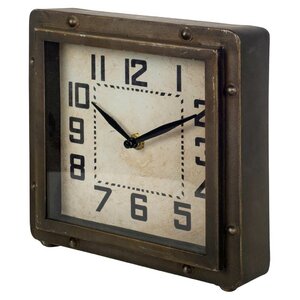 Metal Tabletop Clock
