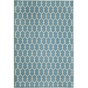 Halliday Power Loom Blue Indoor/Outdoor Area Rug