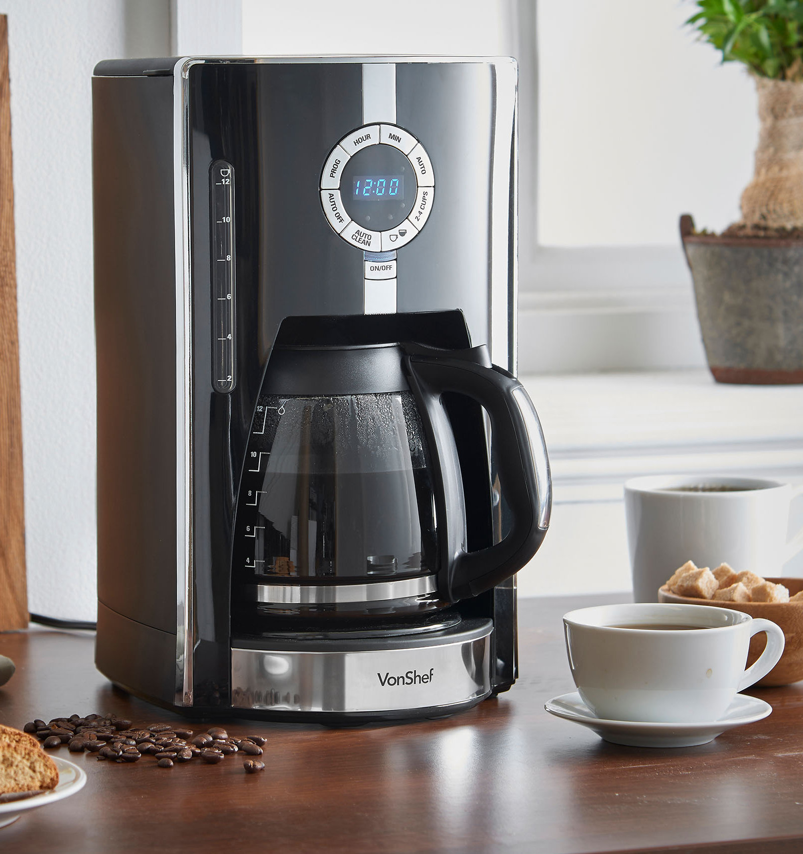 Vonshef 12 Cup Digital Filter Coffee Maker Reviews Wayfair