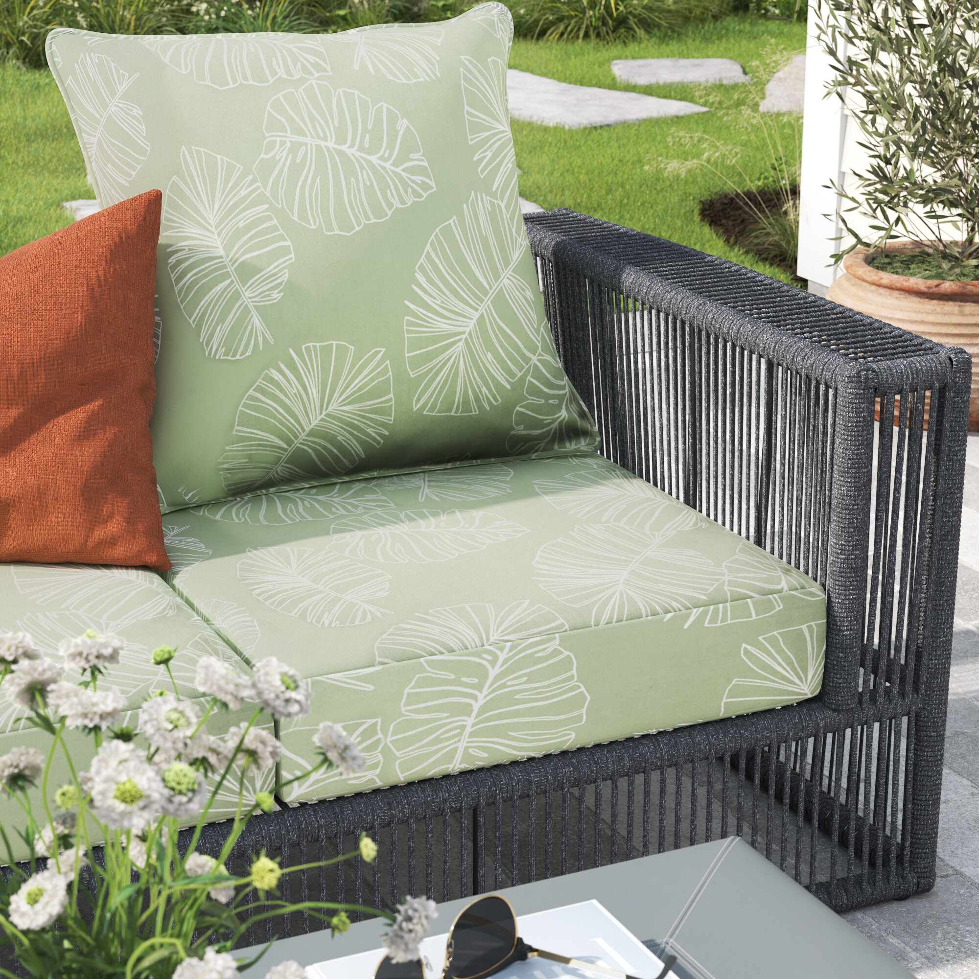 farmhouse patio chair cushions