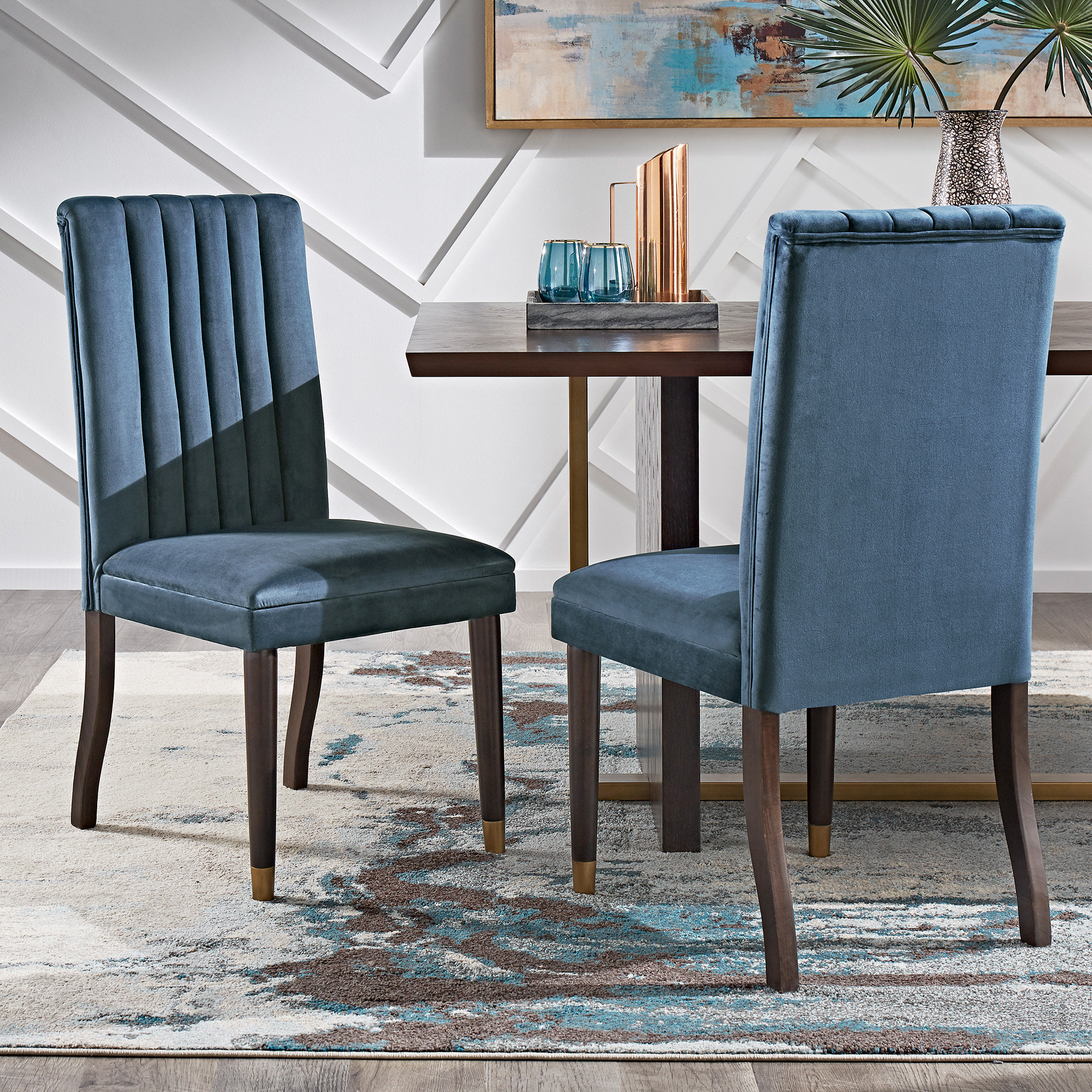 Mercury Row® Antonella Velvet Parsons Chair & Reviews Wayfair