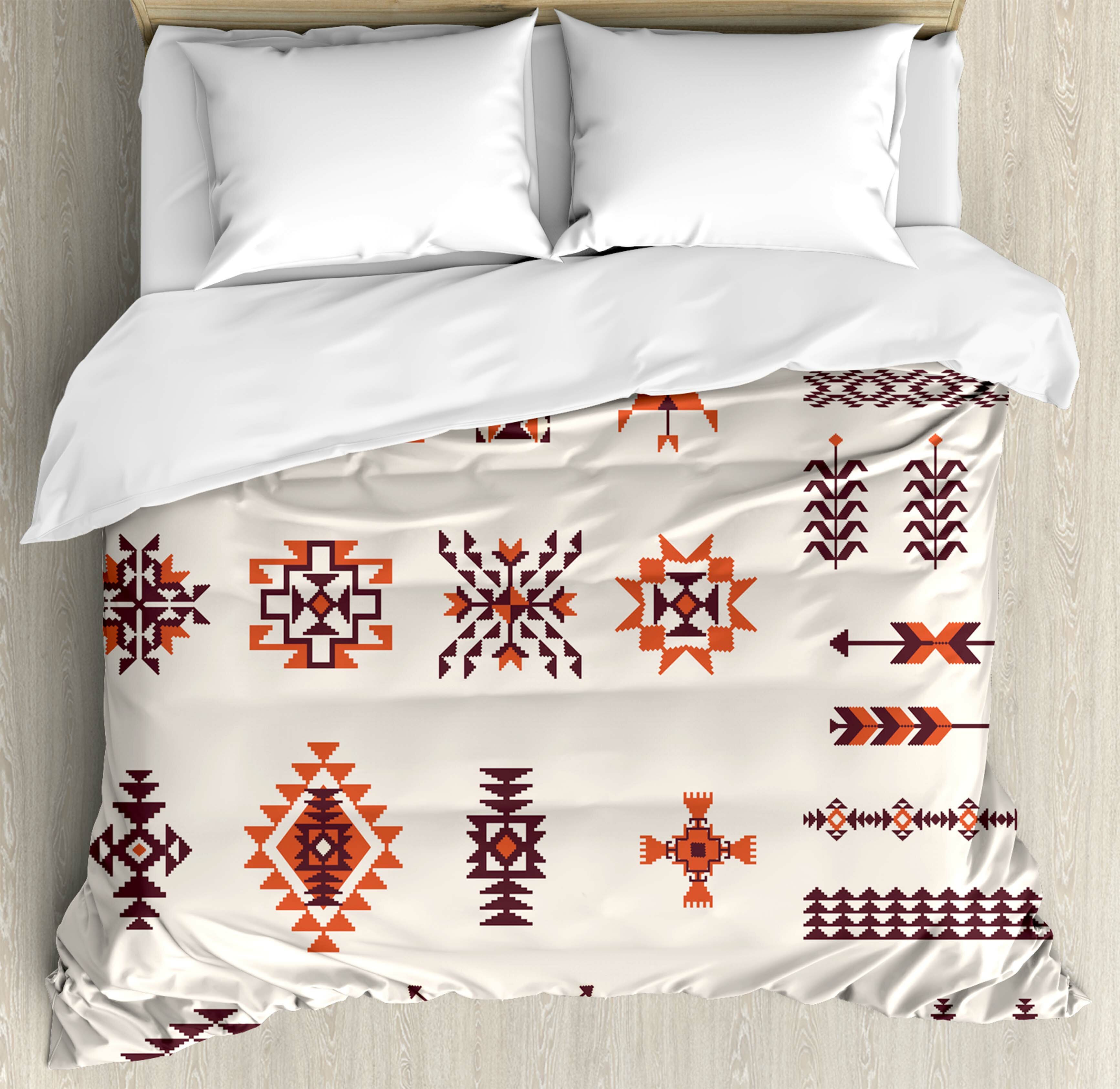 East Urban Home Native American Illustration Of Aztec Pattern