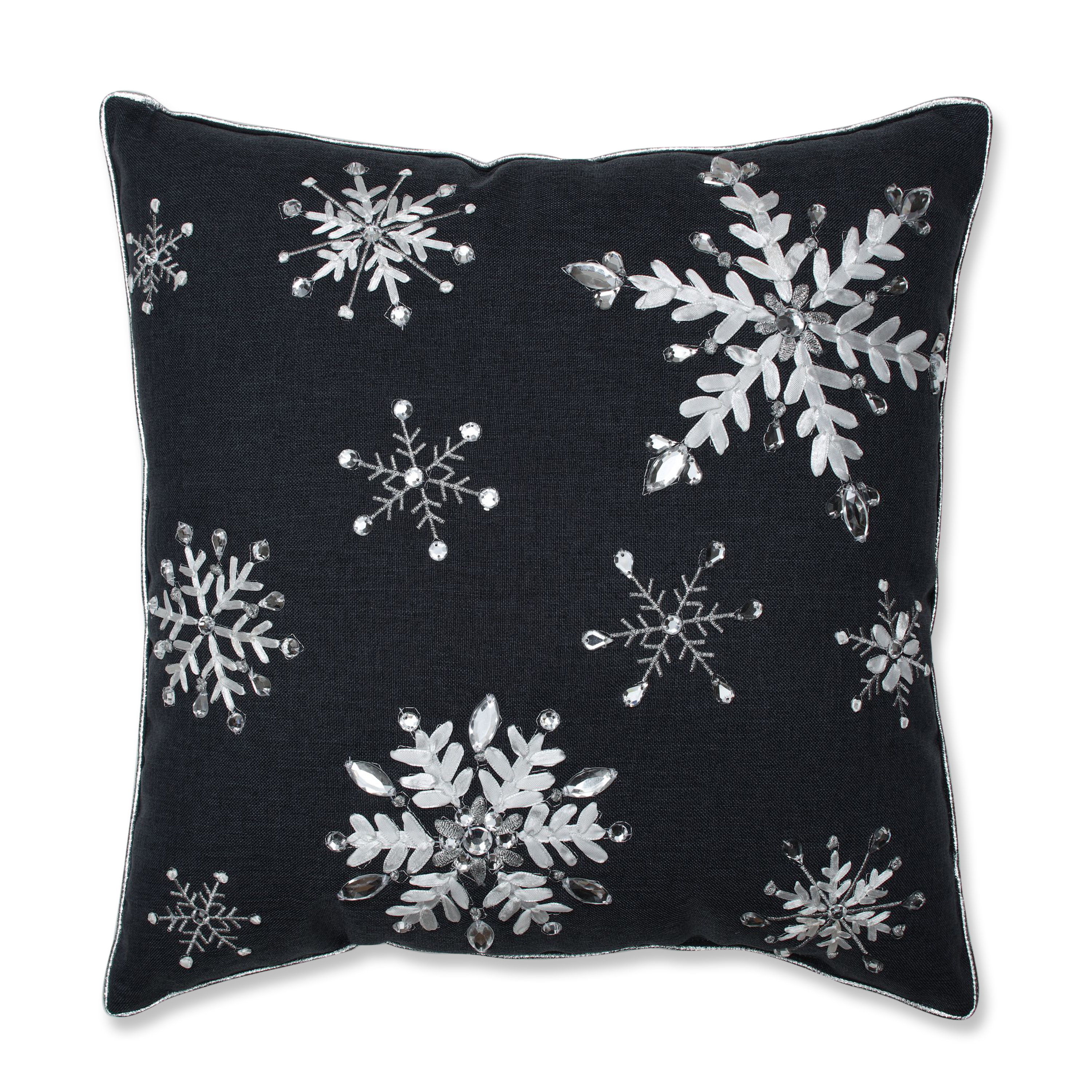The Holiday Aisle Simon Jeweled Christmas Throw Pillow Reviews