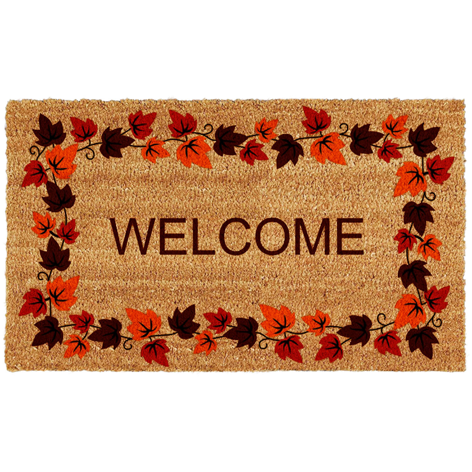 Colorful Sunflowers Fall Doormat Welcome Autumn Floral Indoor Outdoor 18" x 30" 