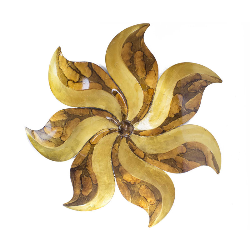Bloomsbury Market Metal Large Flower Wall Décor | Wayfair