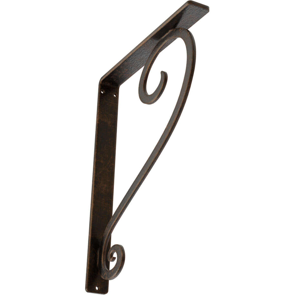 Ekena Millwork Edwards Wrought Iron Bracket Wayfair