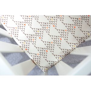 Destination Flock Fitted Crib Sheet