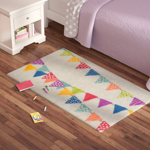 Raquel Hand-Tufted Blue/Purple Kids Rug