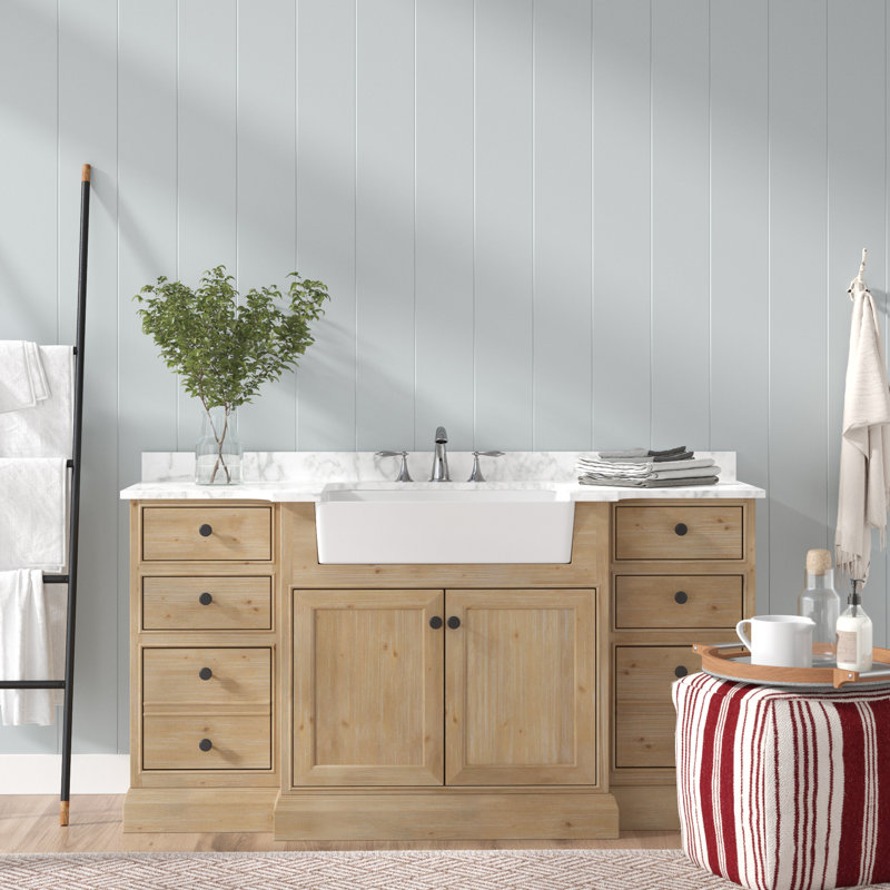 Gracie Oaks Stevie 60 Single Bathroom Vanity Set Reviews Wayfair