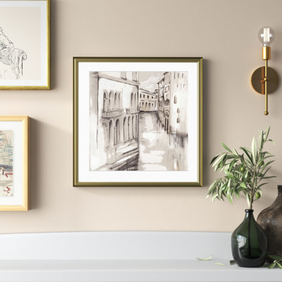 Canale Di Cenezia by Eva Watts - Picture Frame Painting